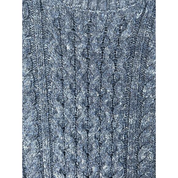 Gap Mens Size S Cable Knit Blue Sweater NWT - Picture 9 of 10